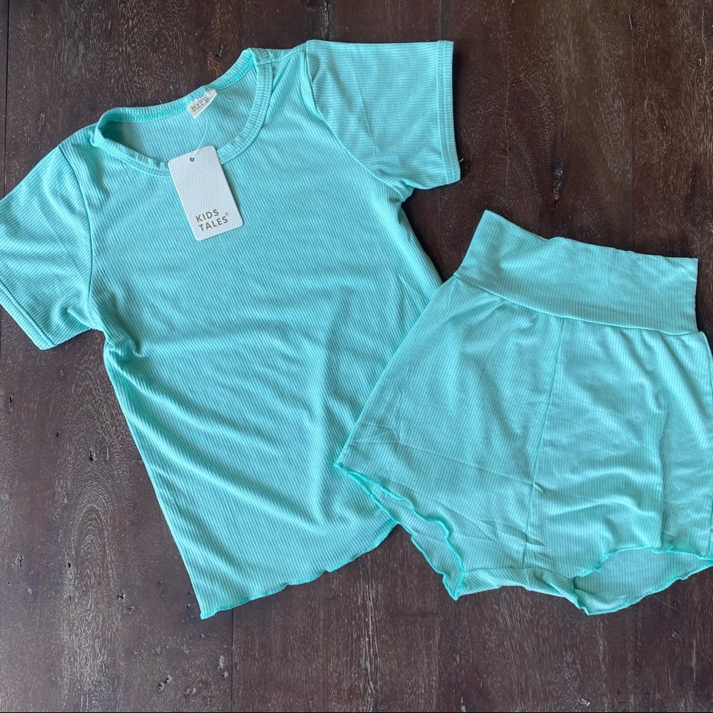NWT Toddler Ribbed Short Set